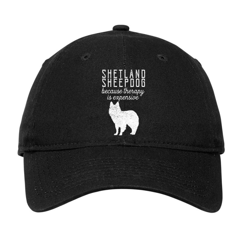 Trending Shetland Sheepdog Because Therapy Is Expensive Pet Dog Owner Adjustable Cap by michealyoungerlk01 | Artistshot