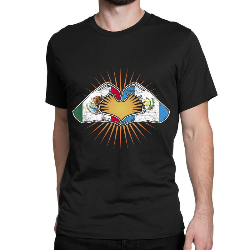 Trending Mexico And Guatemala. Heart Hands Classic T-shirt by Sierra Dennis | Artistshot