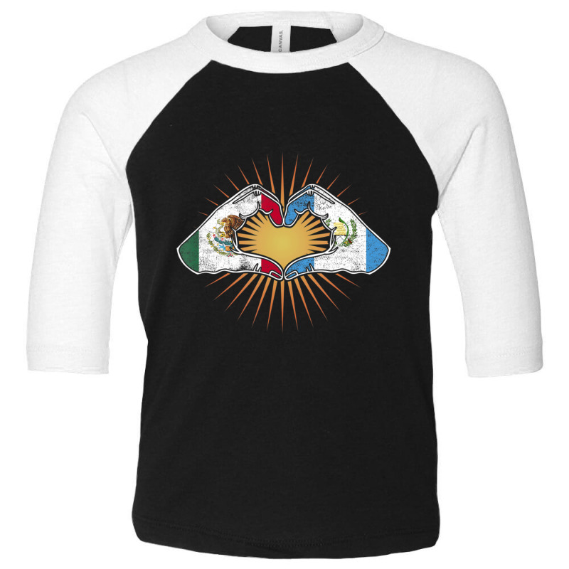 Trending Mexico And Guatemala. Heart Hands Toddler 3/4 Sleeve Tee by Sierra Dennis | Artistshot