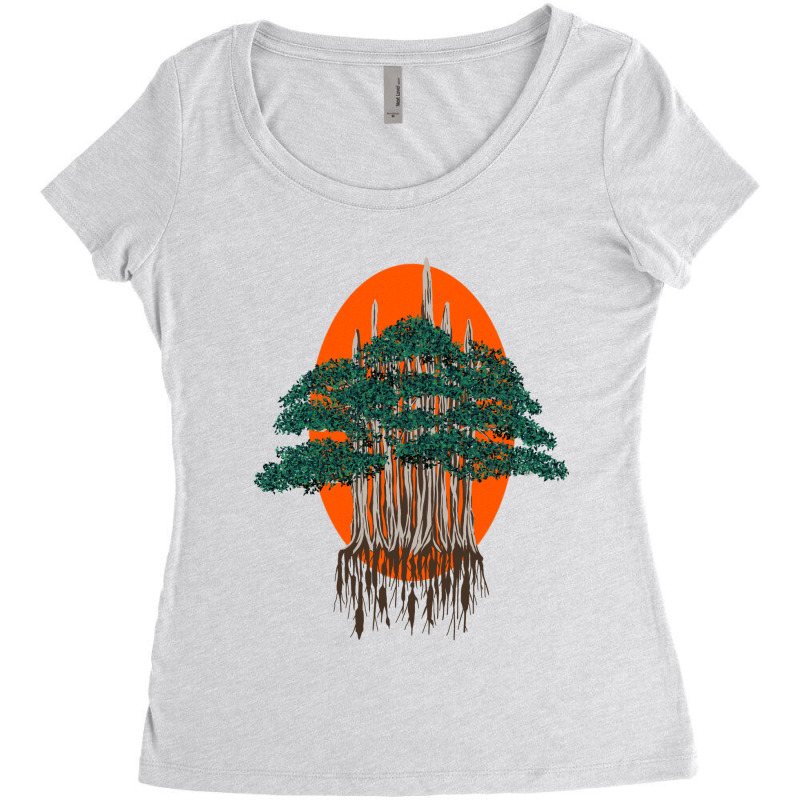 Bonsai Plant Women's Triblend Scoop T-shirt | Artistshot