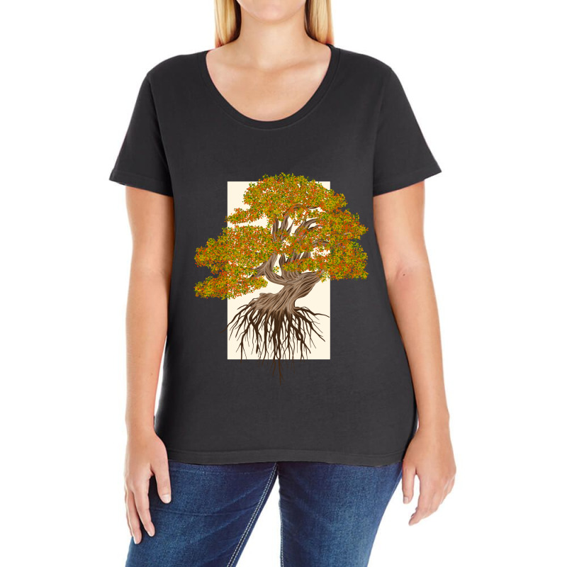 Bonsai Tree Ladies Curvy T-shirt | Artistshot