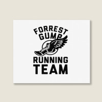 Forrest Gump Running Team Landscape Canvas Print | Artistshot