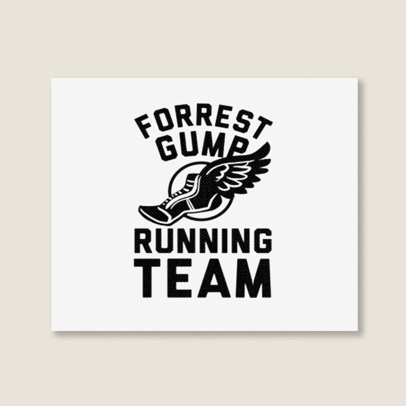 Forrest Gump Running Team Landscape Canvas Print by ROXANZALEZ | Artistshot