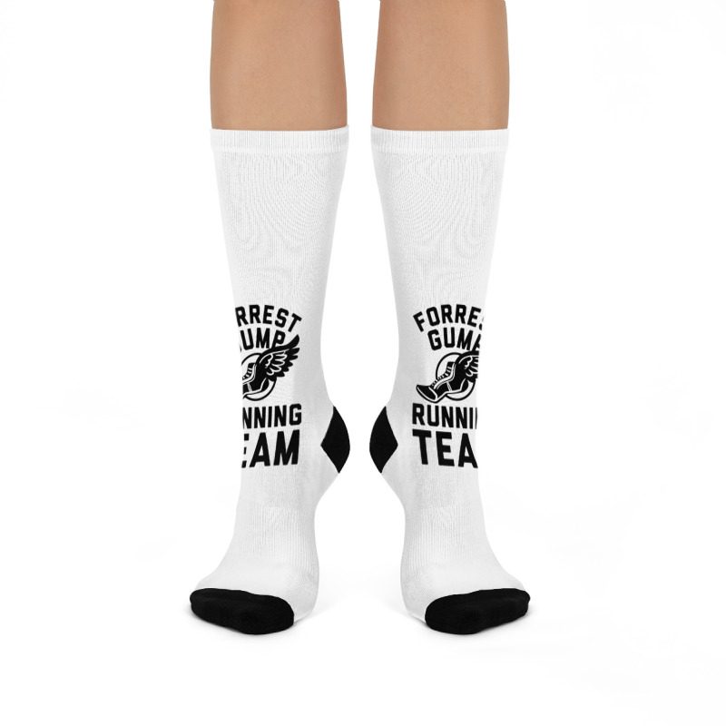 Forrest Gump Running Team Crew Socks by ROXANZALEZ | Artistshot