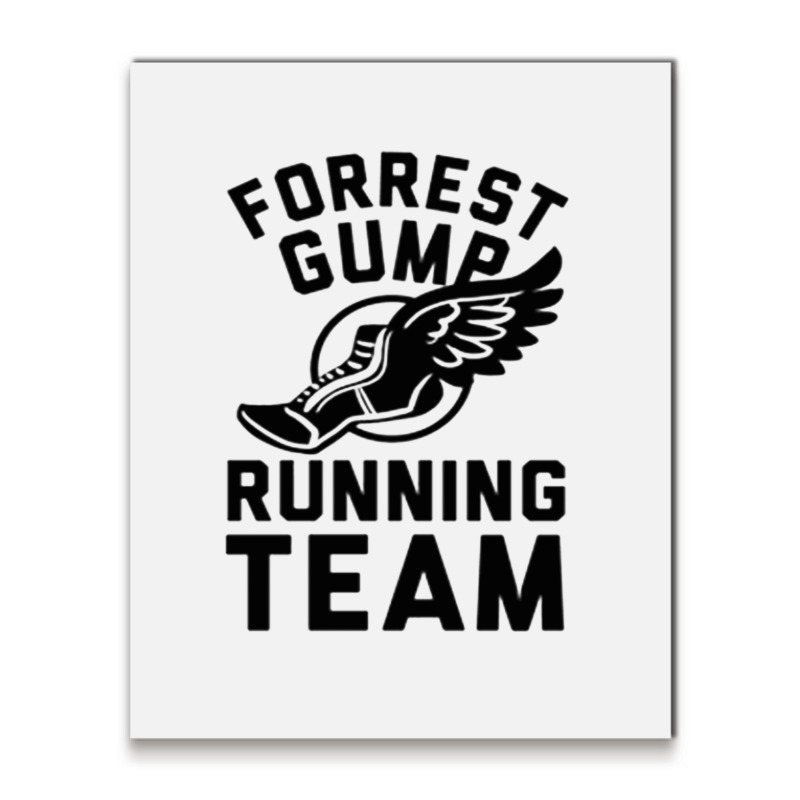 Forrest Gump Running Team Metal Print Vertical by ROXANZALEZ | Artistshot