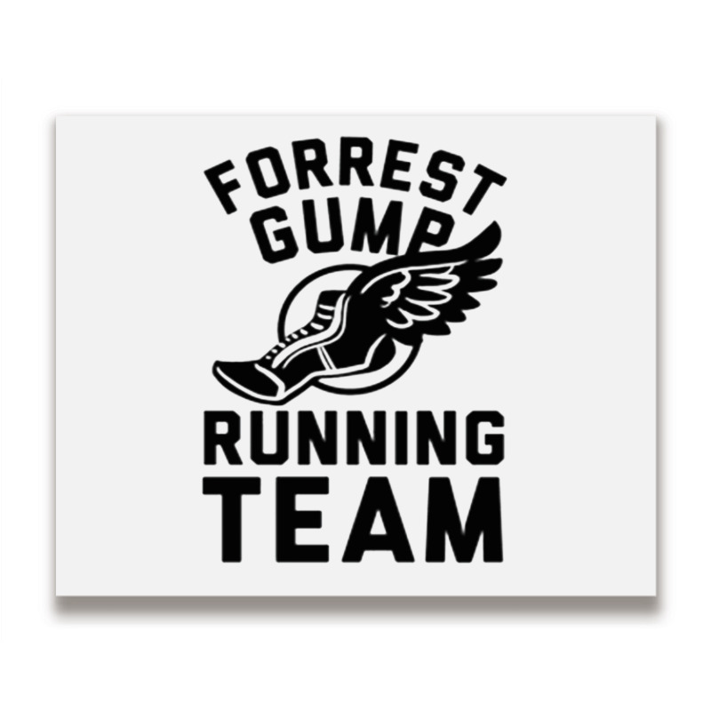 Forrest Gump Running Team Metal Print Horizontal by ROXANZALEZ | Artistshot