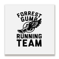 Forrest Gump Running Team Metal Print Square | Artistshot