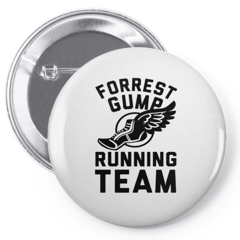 Forrest Gump Running Team Pin-back button by ROXANZALEZ | Artistshot