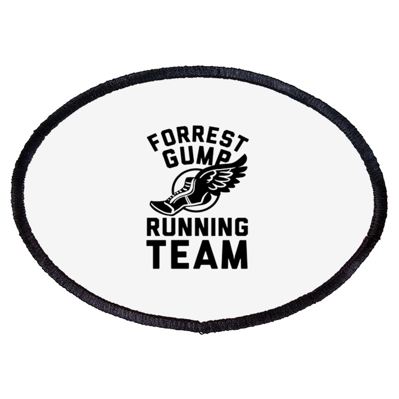 Forrest Gump Running Team Oval Patch by ROXANZALEZ | Artistshot