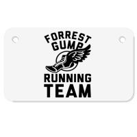 Forrest Gump Running Team Motorcycle License Plate | Artistshot