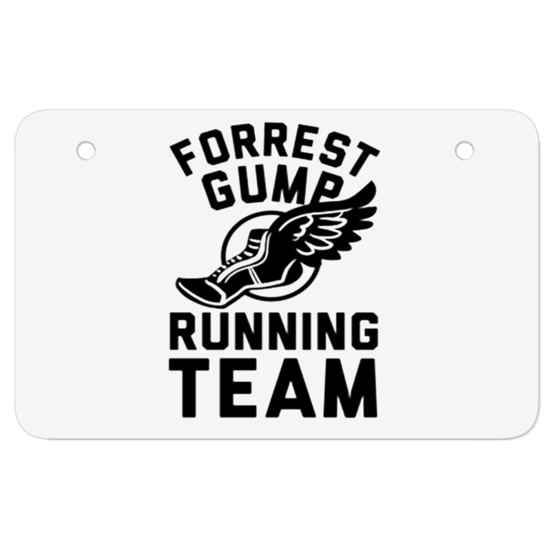 Forrest Gump Running Team ATV License Plate by ROXANZALEZ | Artistshot