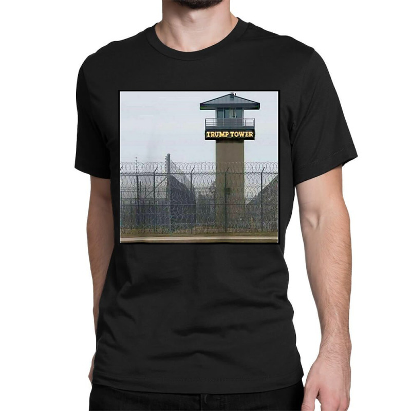 Trump Prison Tower Raglan Baseball Tee Classic T-shirt | Artistshot