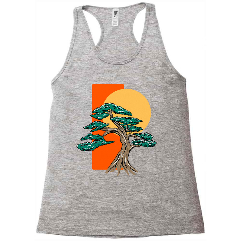 Tree And Moon Racerback Tank | Artistshot