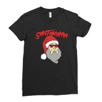 Santamania Is Running Wild! Ladies Fitted T-shirt | Artistshot