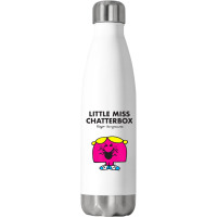 Limited Edition Mr. Men Little Miss Chatterbox Stainless Steel Water Bottle | Artistshot