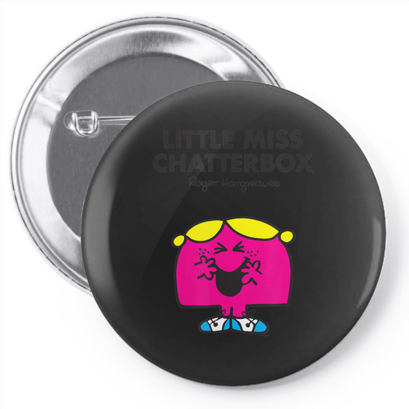 Limited Edition Mr. Men Little Miss Chatterbox Pin-back Button | Artistshot