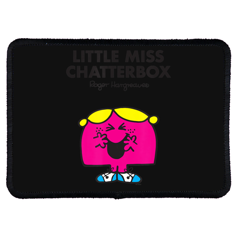 Limited Edition Mr. Men Little Miss Chatterbox Rectangle Patch | Artistshot