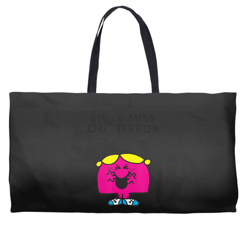 Limited Edition Mr. Men Little Miss Chatterbox Weekender Totes | Artistshot