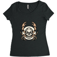 Skull Crab Women's Triblend Scoop T-shirt | Artistshot