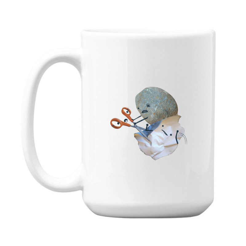 Rock Paper Scissors 15 Oz Coffee Mug | Artistshot