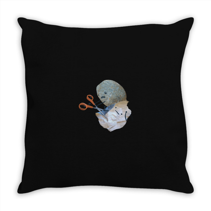 Rock Paper Scissors Throw Pillow | Artistshot