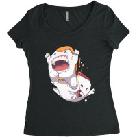 Salmon Kick Women's Triblend Scoop T-shirt | Artistshot