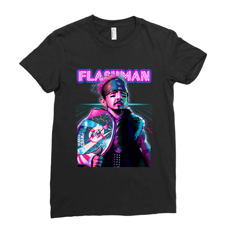 Flashman 'dominate Decade' Design Ladies Fitted T-Shirt by AbeaJuanje | Artistshot