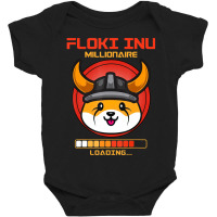 Limited Edition Floki Inu Millionaire Loading Floki Token Crypto Baby Bodysuit | Artistshot