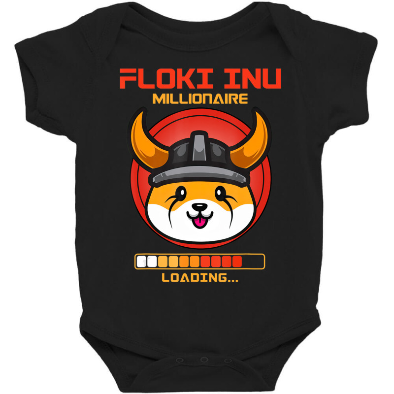 Limited Edition Floki Inu Millionaire Loading Floki Token Crypto Baby Bodysuit by Sizemore Adame | Artistshot