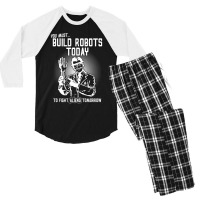 Build Robots Today! Men's 3/4 Sleeve Pajama Set | Artistshot