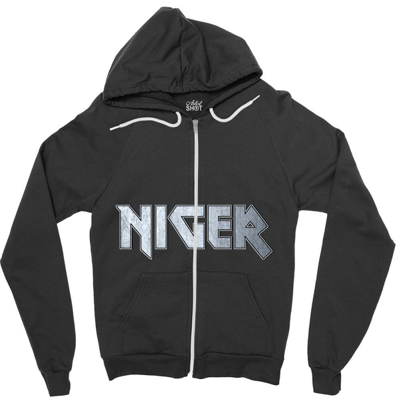 Hot Trend Heavy Metal Niger Zipper Hoodie by Ledford Leslie | Artistshot