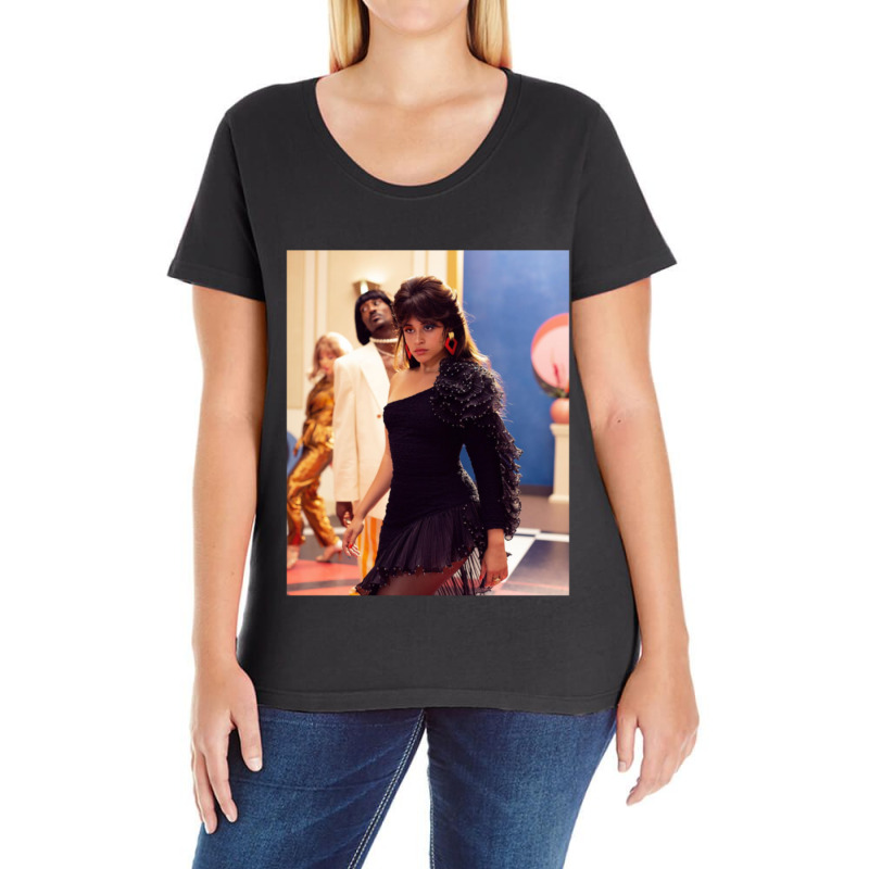 Luxury Her Black Dress Ladies Curvy T-Shirt by LisaBurlingame | Artistshot