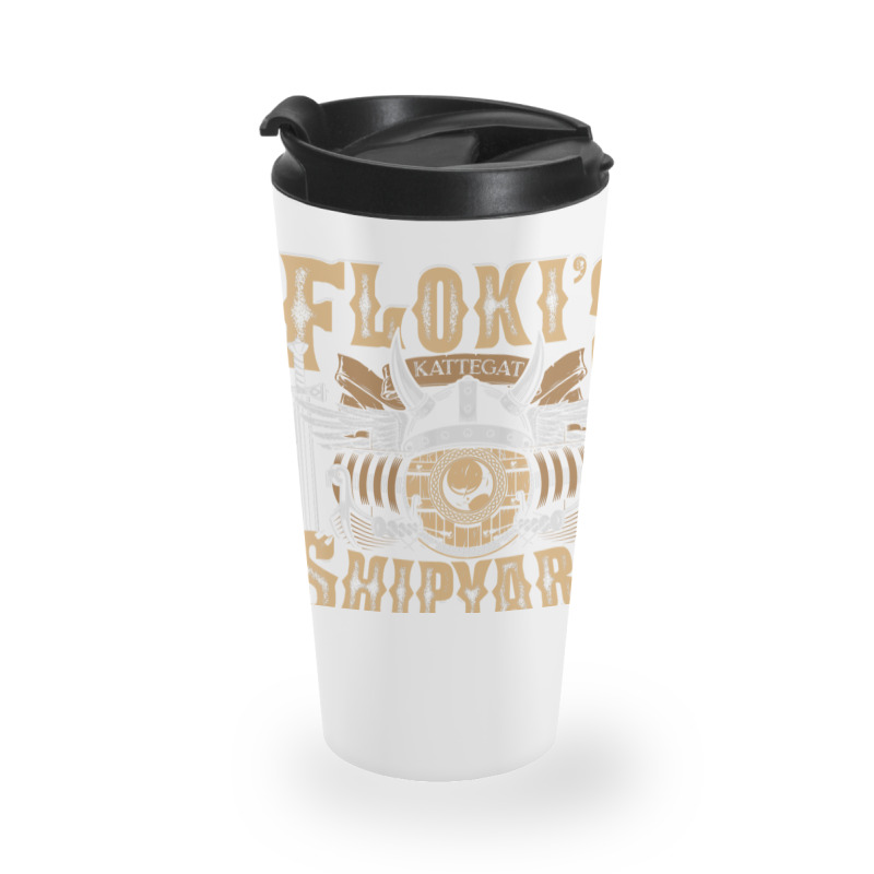 Limited Edition Flokis Shipyard Kattegat Since 793 Ad Norse Mythology Travel Mug | Artistshot