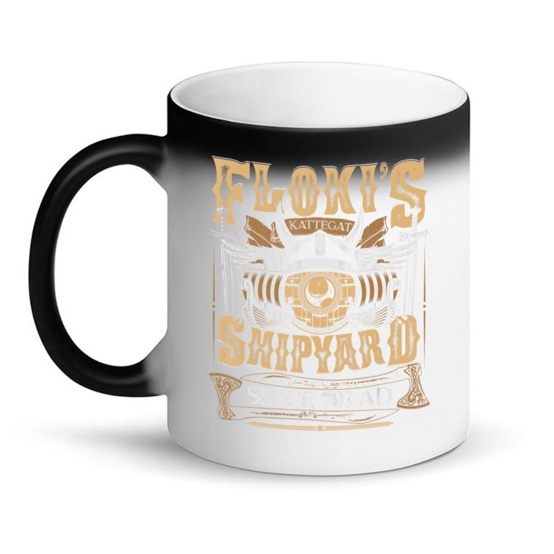 Limited Edition Flokis Shipyard Kattegat Since 793 Ad Norse Mythology Magic Mug | Artistshot