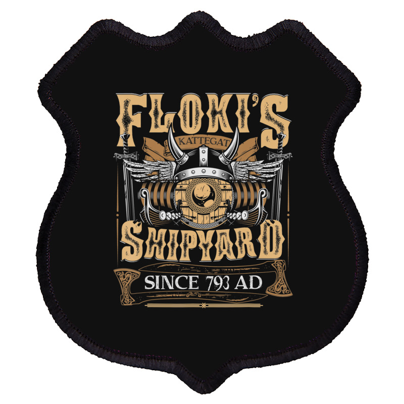 Limited Edition Flokis Shipyard Kattegat Since 793 Ad Norse Mythology Shield Patch | Artistshot