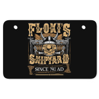 Limited Edition Flokis Shipyard Kattegat Since 793 Ad Norse Mythology Atv License Plate | Artistshot