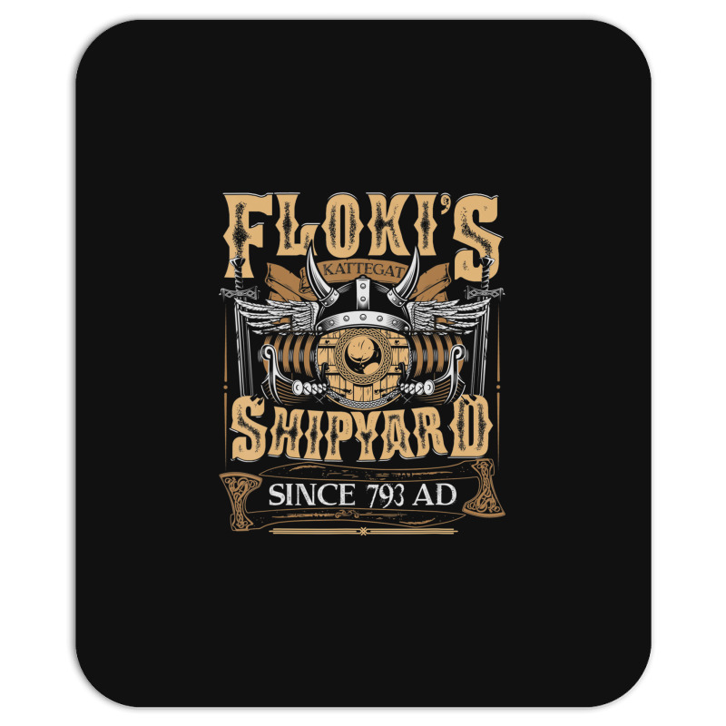 Limited Edition Flokis Shipyard Kattegat Since 793 Ad Norse Mythology Mousepad | Artistshot