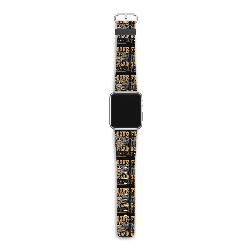 Limited Edition Flokis Shipyard Kattegat Since 793 Ad Norse Mythology Apple Watch Band | Artistshot