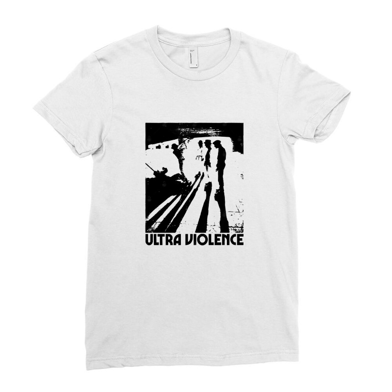 Ultra Violence Clockwork Orange Tribute Design Ladies Fitted T-Shirt by apolitery | Artistshot