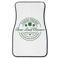 Good Omen Four Leaf Clover Front Car Mat | Artistshot