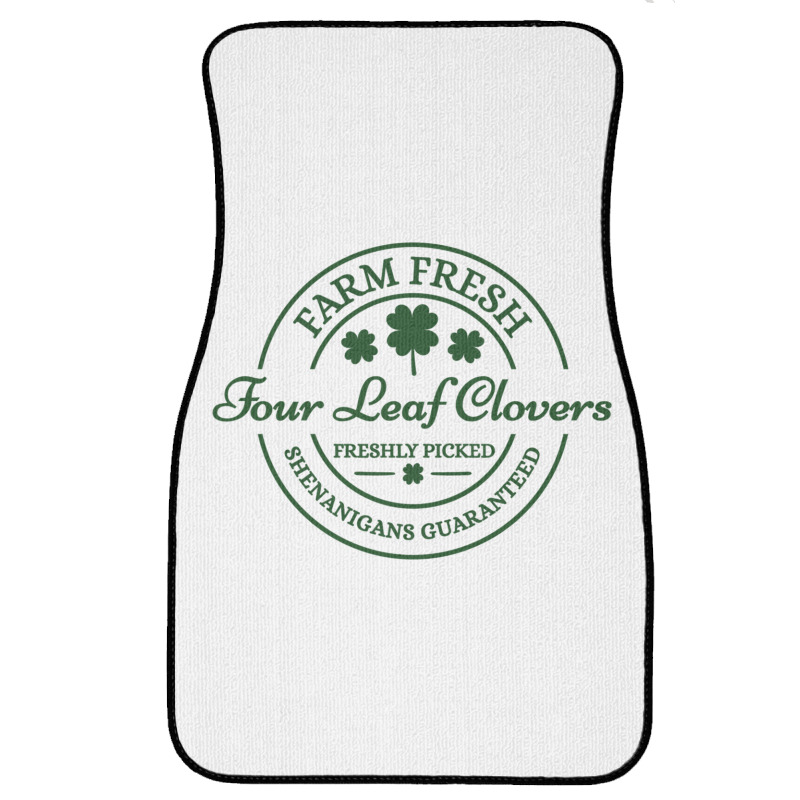 Good Omen Four Leaf Clover Front Car Mat | Artistshot