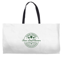 Good Omen Four Leaf Clover Weekender Totes | Artistshot