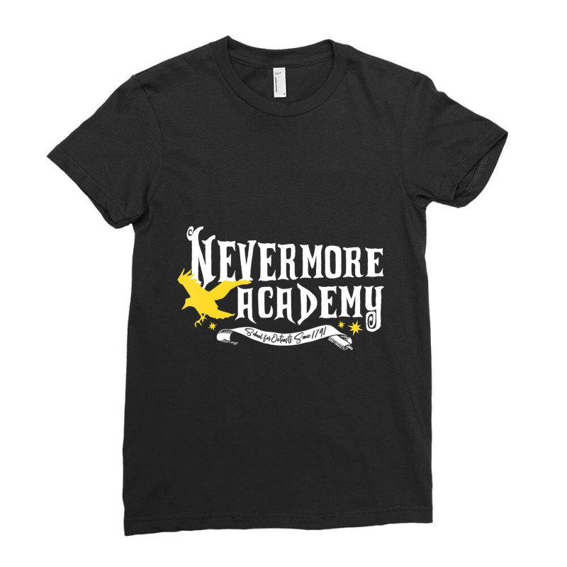 Hot Trend Nevermore Academy Wednesday Ladies Fitted T-Shirt by Sierra Dennis | Artistshot