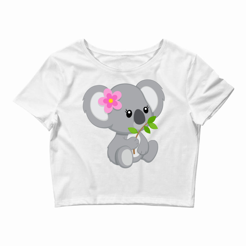 Funny-koala-baby Crop Top by sunandarstore | Artistshot