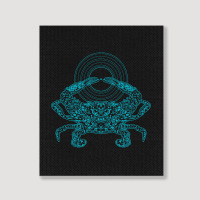 Crustacean Groove Portrait Canvas Print | Artistshot