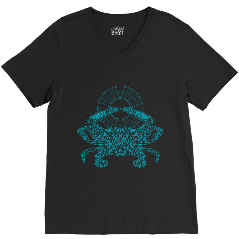 Crustacean Groove V-neck Tee | Artistshot