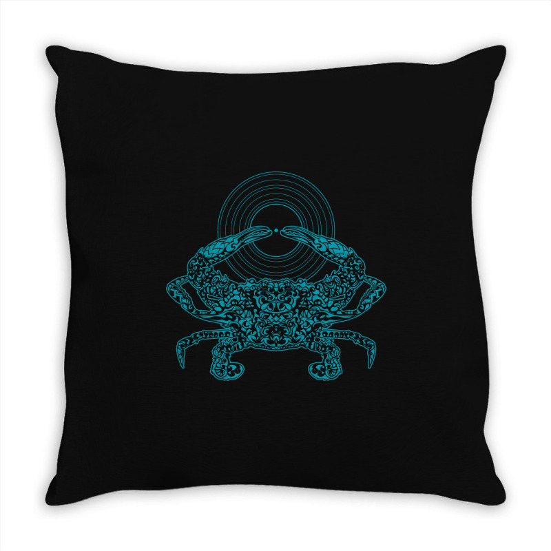 Crustacean Groove Throw Pillow | Artistshot