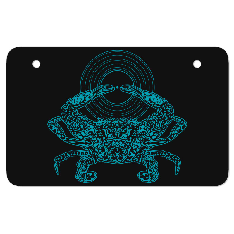 Crustacean Groove Atv License Plate | Artistshot