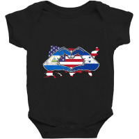 Limited Edition Nicaragua And Honduras. Heart Hands Baby Bodysuit | Artistshot