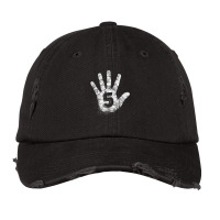 Limited Edition Number Five, 5 Hand Signs To Play Games High Academy V Vintage Cap | Artistshot